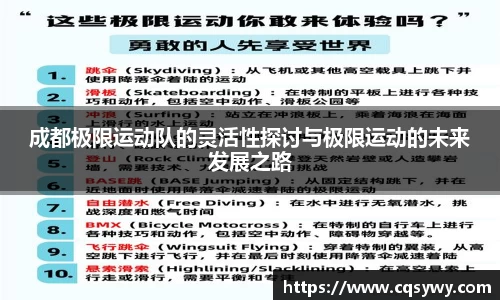成都极限运动队的灵活性探讨与极限运动的未来发展之路